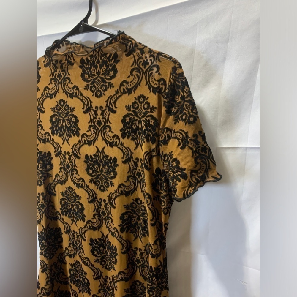 3/$28❤️SHEIN florals lace, Brown and black dress size XL - Picture 6 of 8